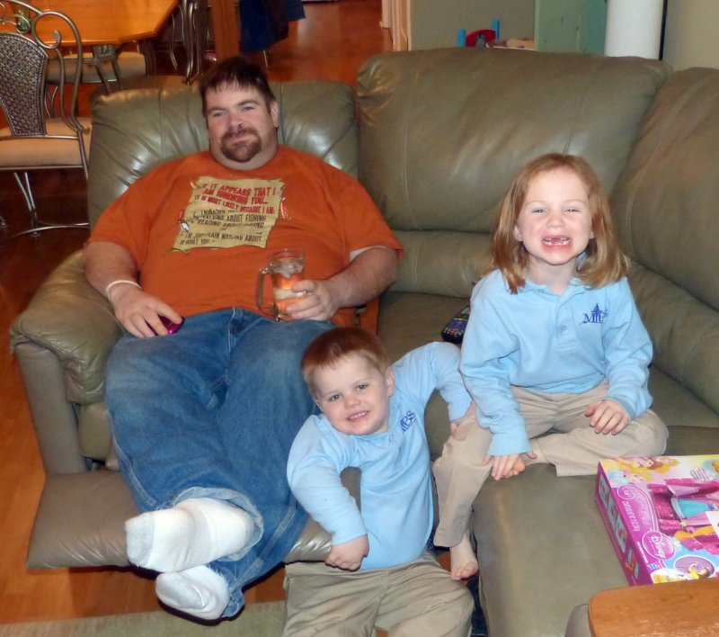 Hanging with Daddy